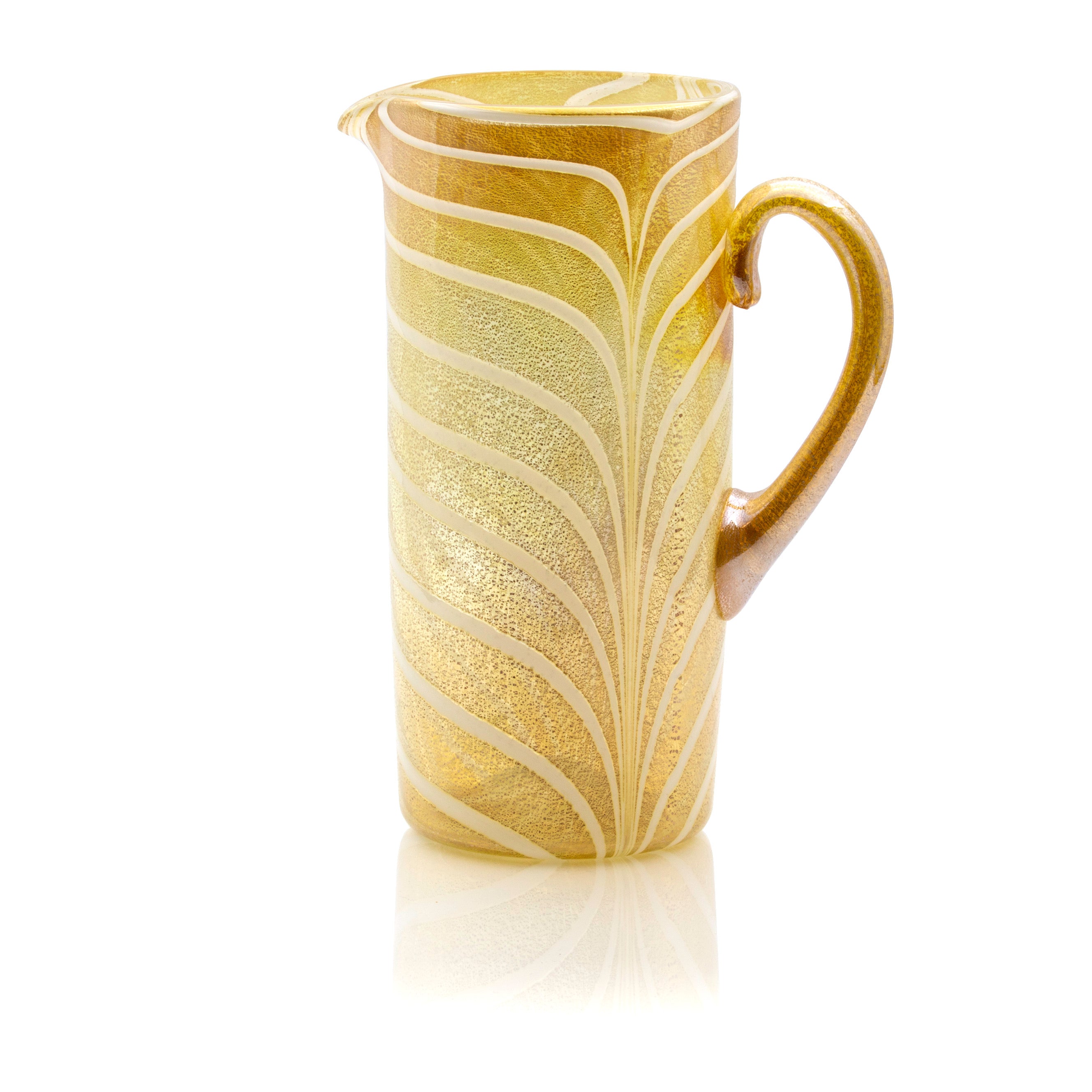 Ernest Jug - White & Gold