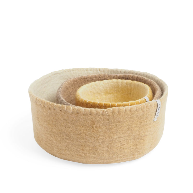 Wool Table Basket Set