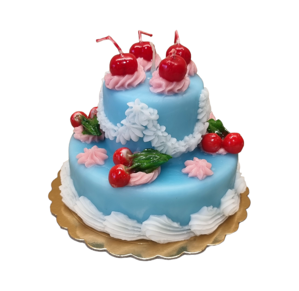 2 Tier Cake Wax Candle