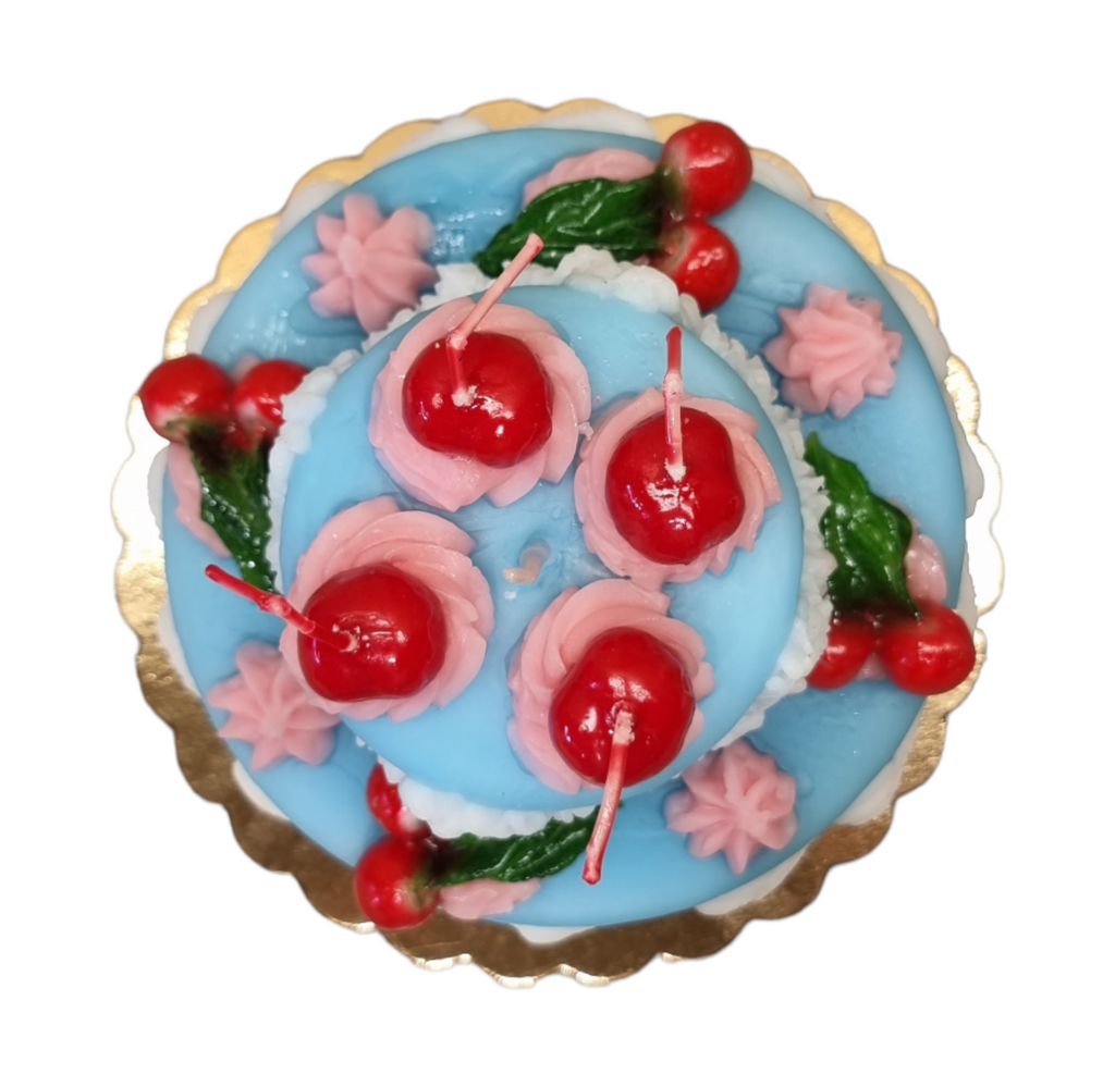 2 Tier Cake Wax Candle