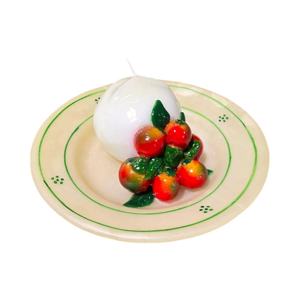 Mozzarella Plate Wax Candle