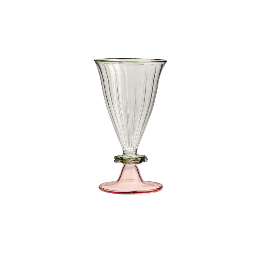 Handblown Palace Walk Wine Glass Set, Set of 4