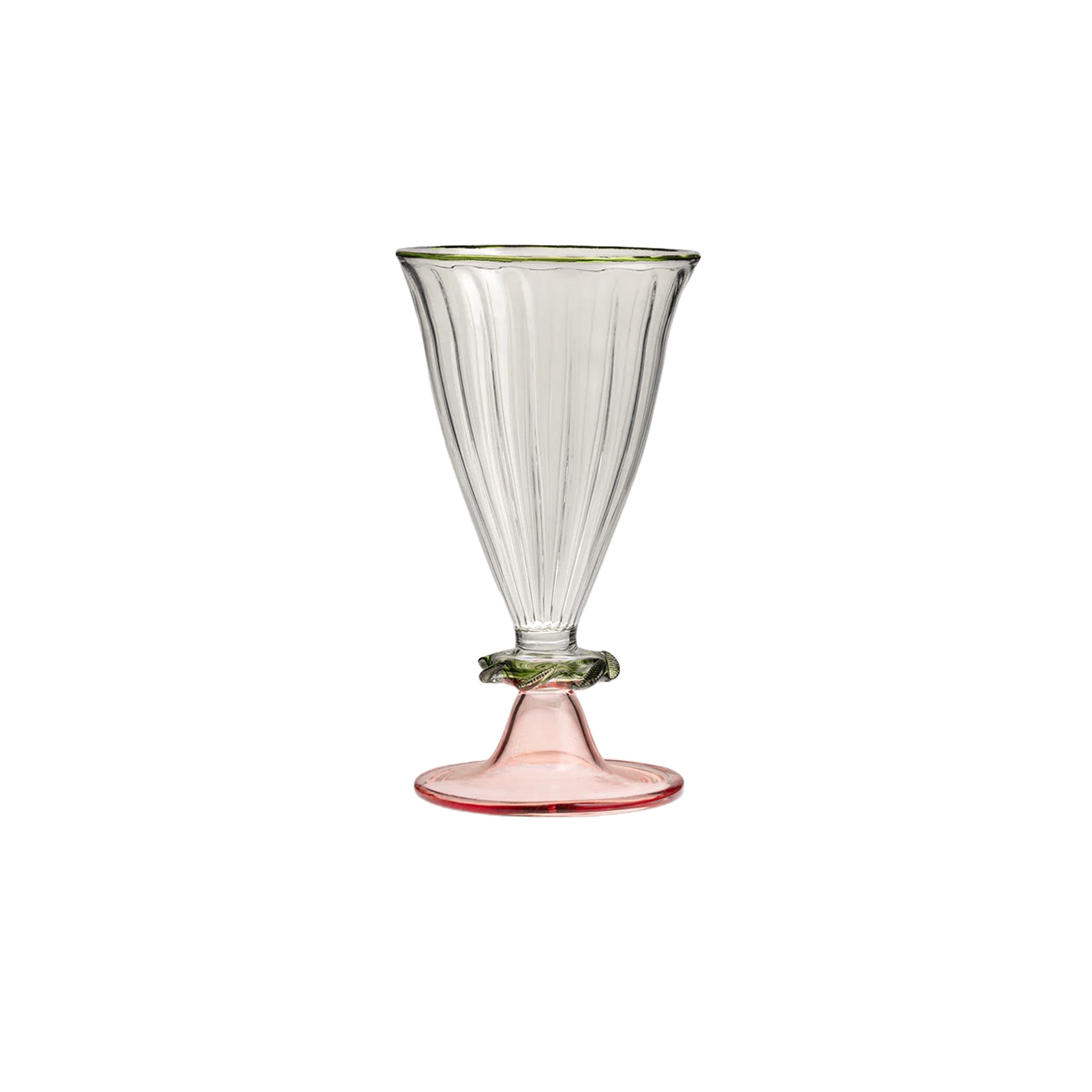 Handblown Palace Walk Wine Glass Set, Set of 4