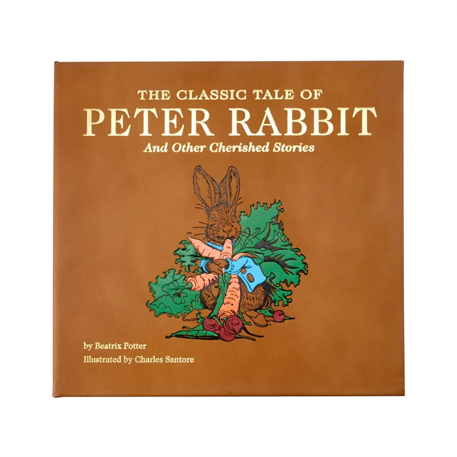 The Classic Tale of Peter Rabbit Leather-Bound Hardback Book