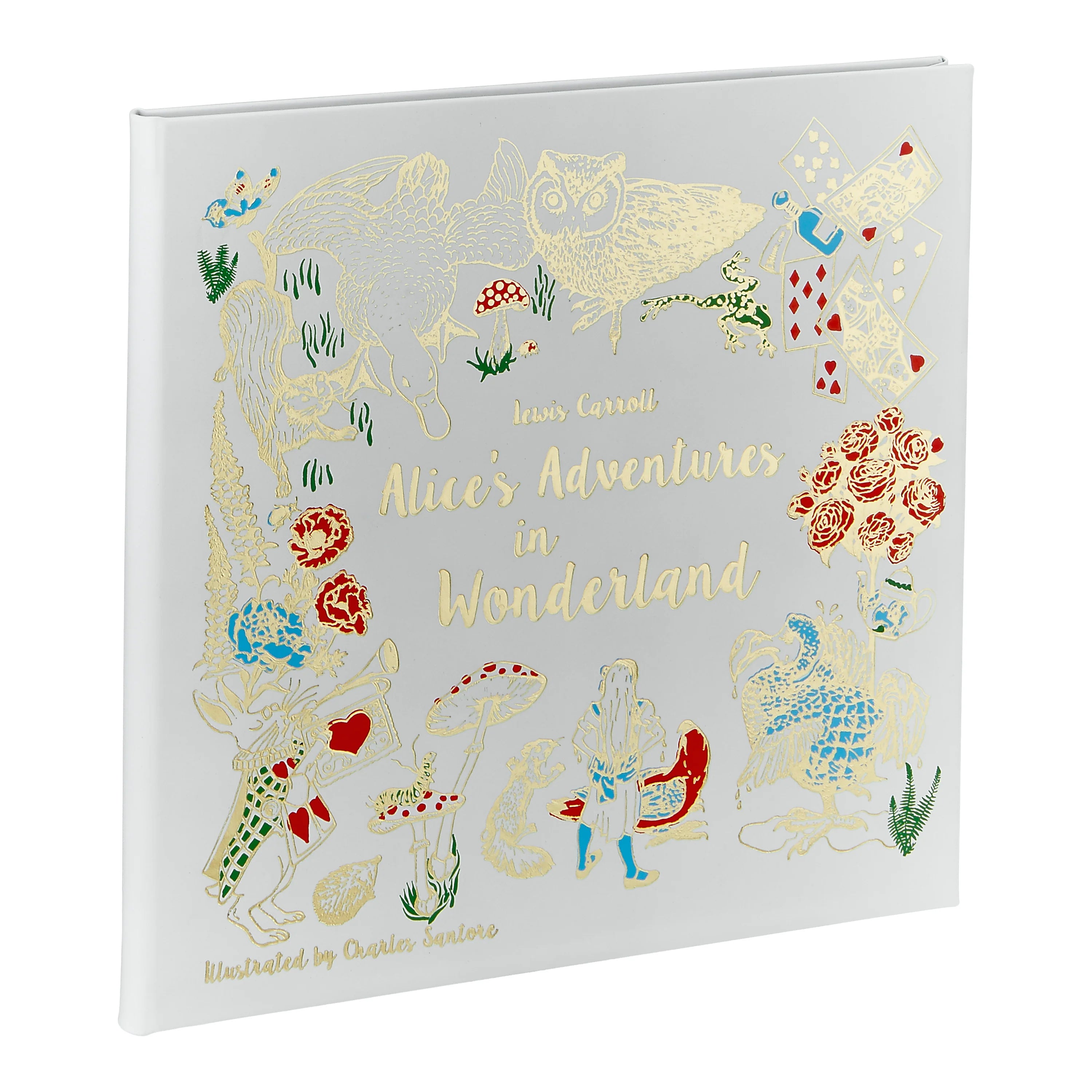 Alice's Adventures in Wonderland Leather-Bound Hardback Book