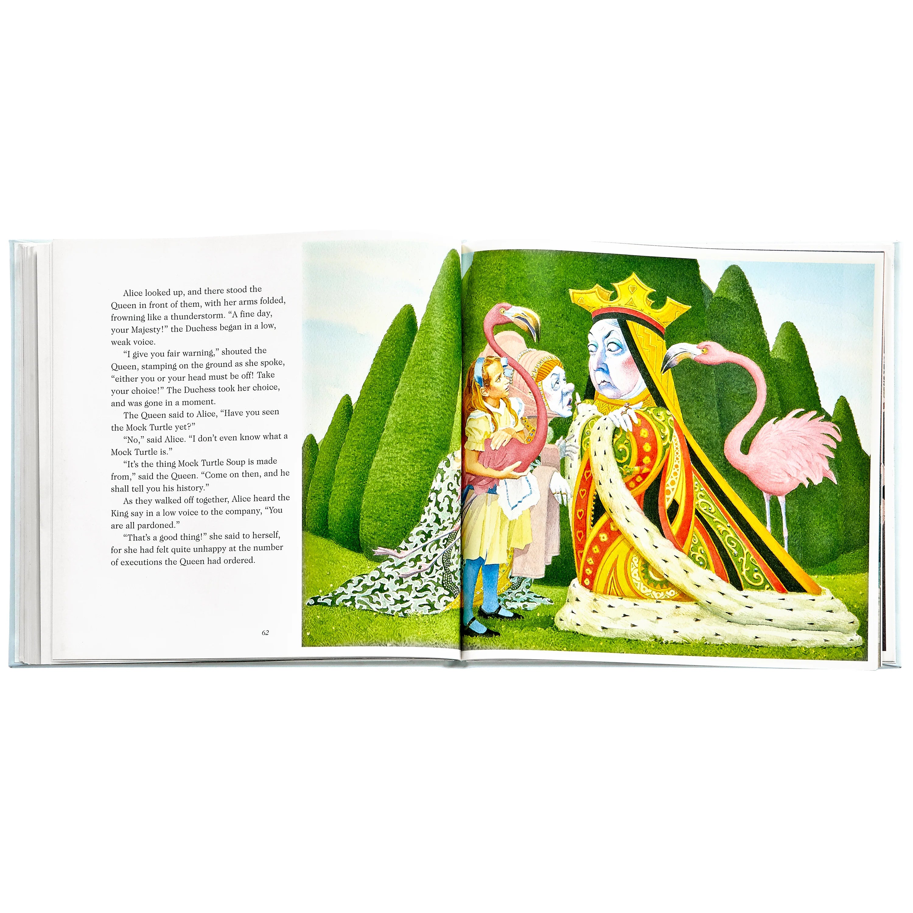 Alice's Adventures in Wonderland Leather-Bound Hardback Book