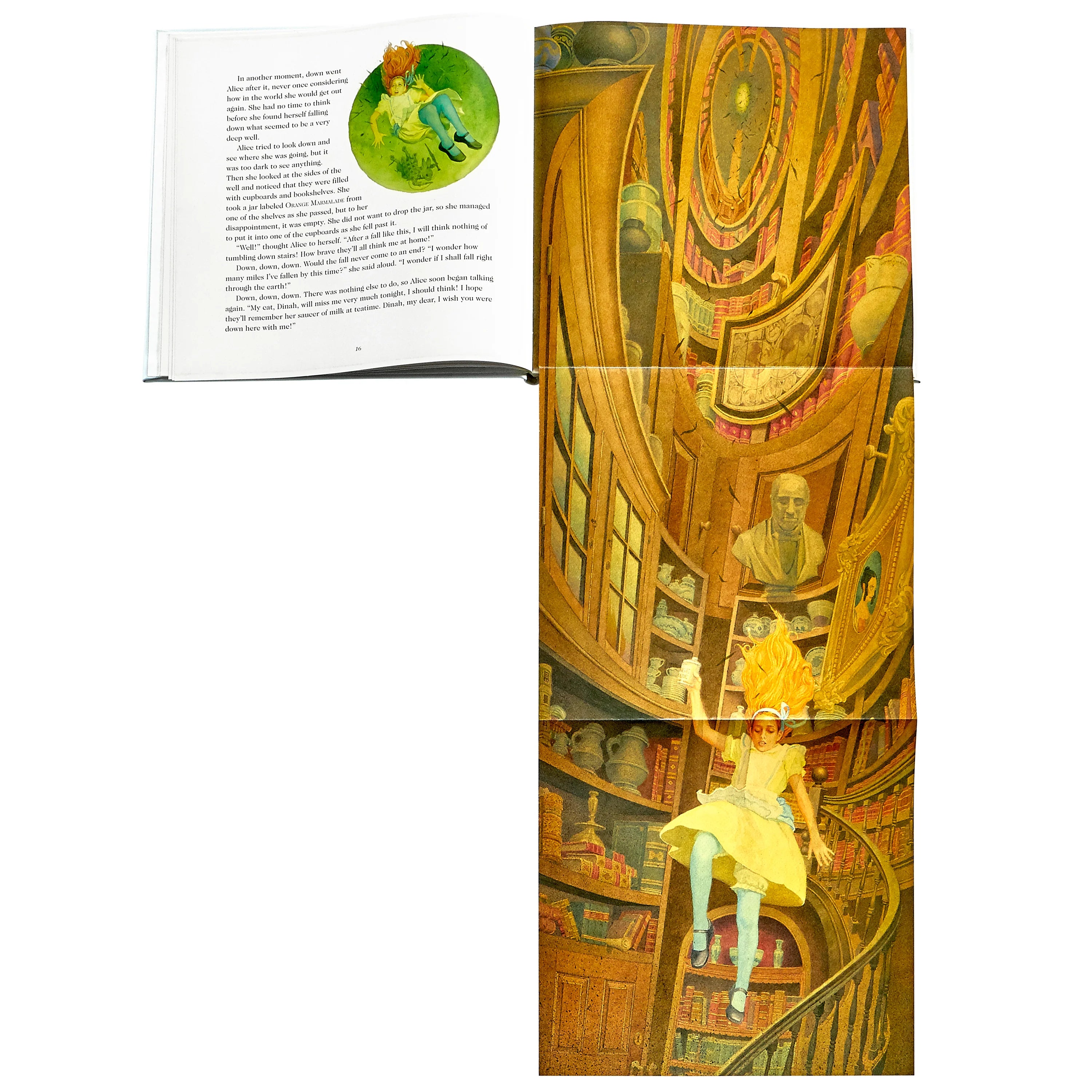 Alice's Adventures in Wonderland Leather-Bound Hardback Book