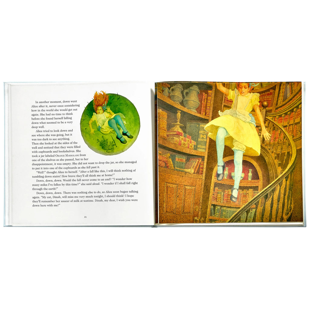 Alice's Adventures in Wonderland Leather-Bound Hardback Book