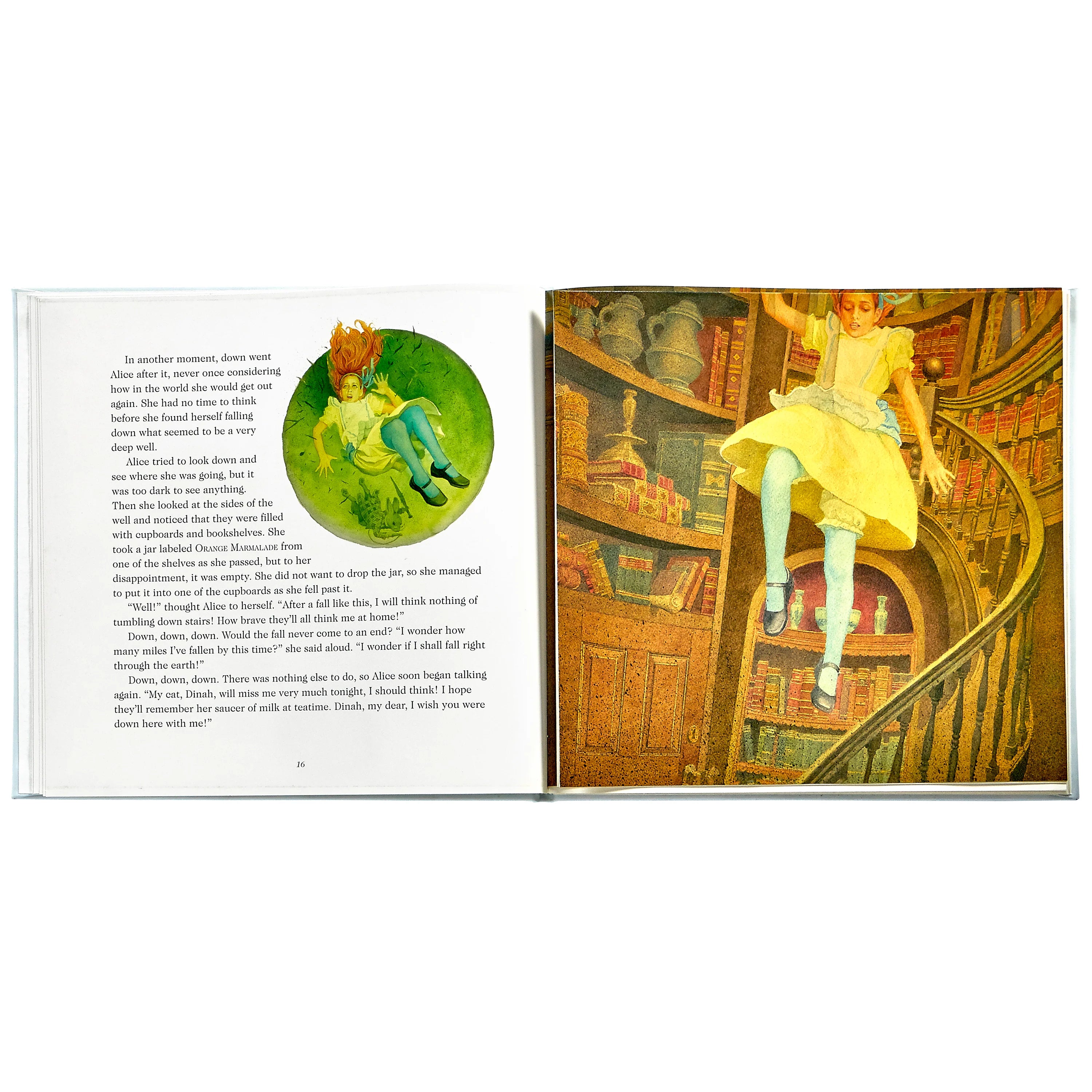 Alice's Adventures in Wonderland Leather-Bound Hardback Book