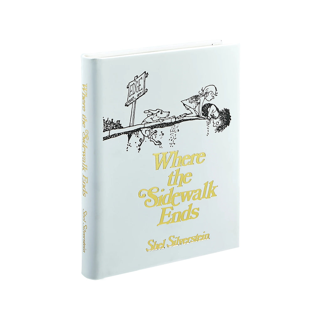 Where the Sidewalk Ends: Poems and Drawings Leather-Bound Hardback Book