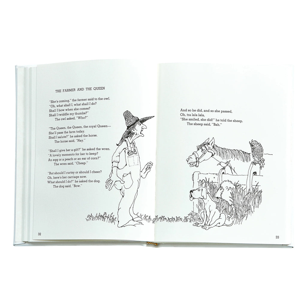 Where the Sidewalk Ends: Poems and Drawings Leather-Bound Hardback Book