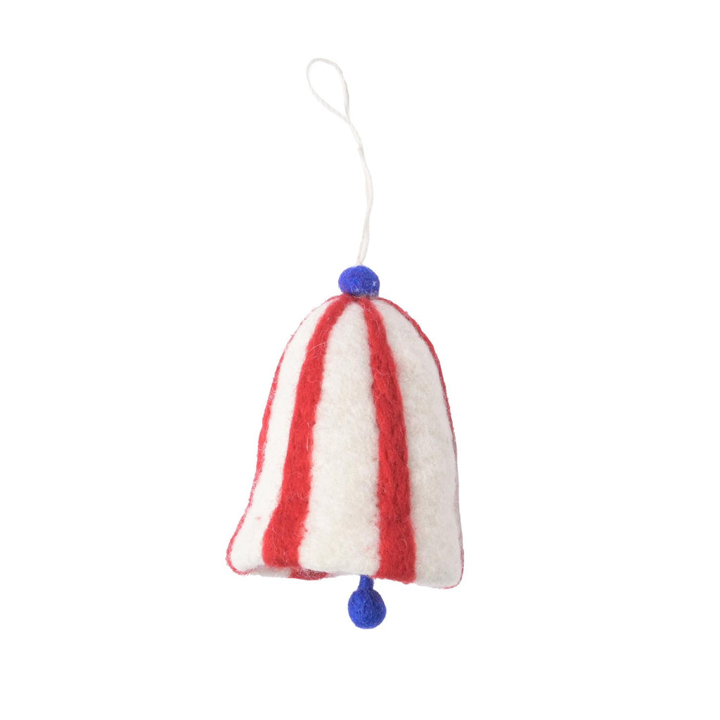 Wool Red Bell Ornament