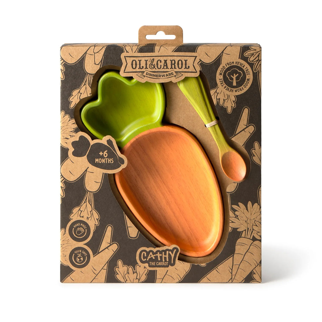 Cathy the Carrot Plate & Spoon Set