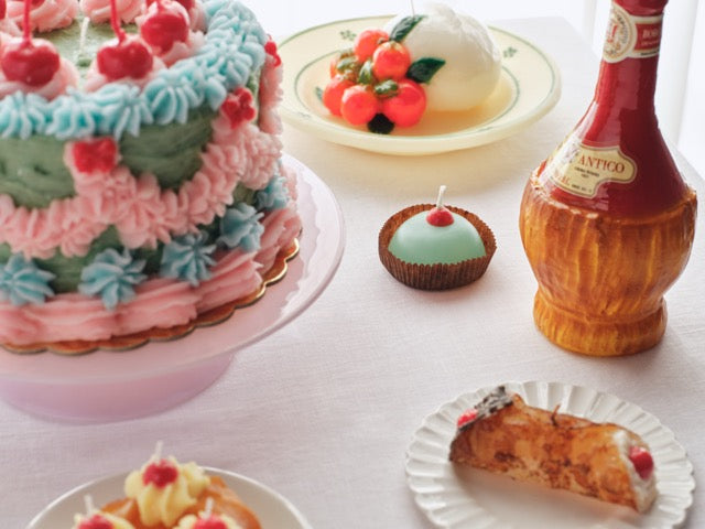 Wine Bottle Wax Candle