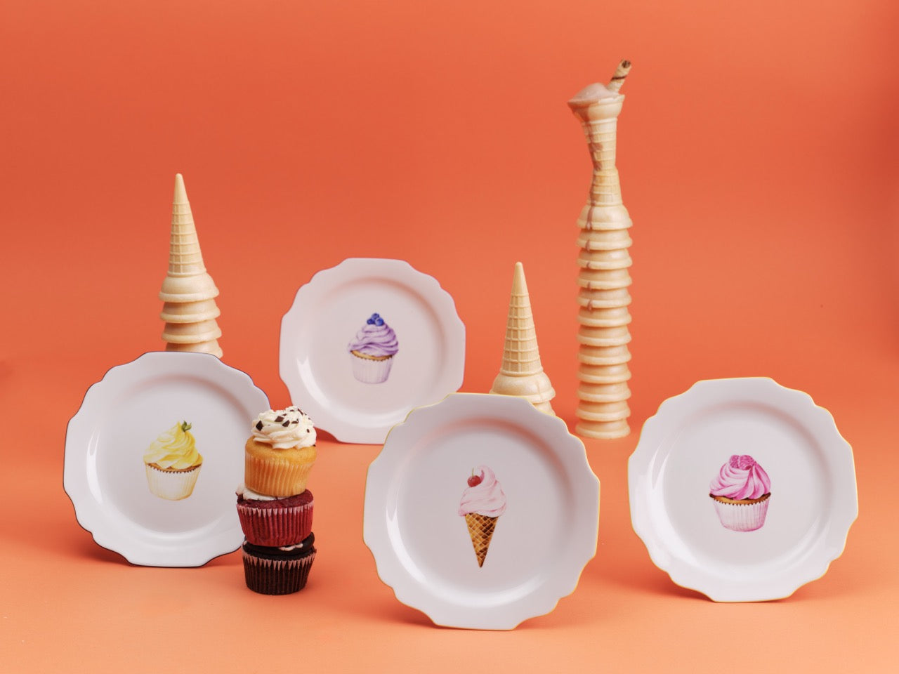 fête Exclusive Cupcake Dessert Plate