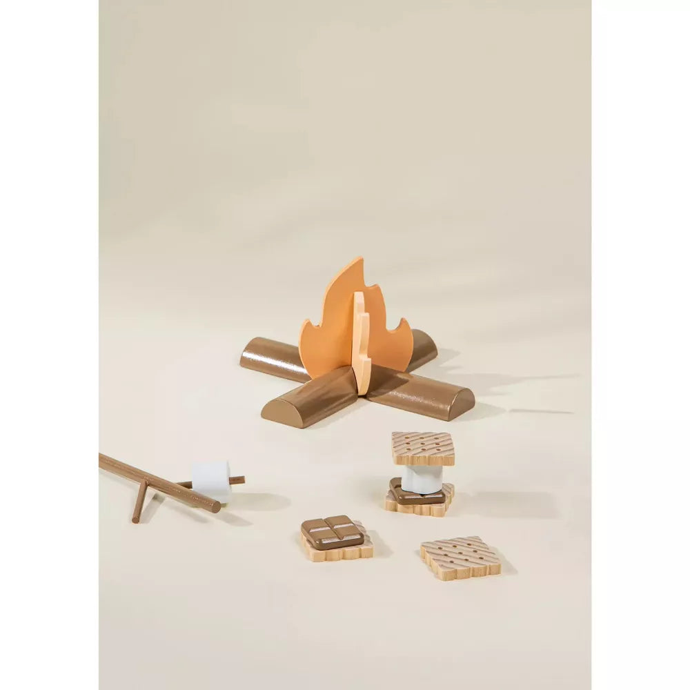 Wooden Camping Playset