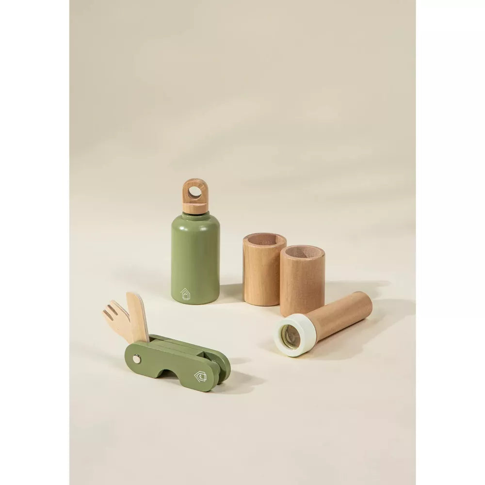 Wooden Camping Playset