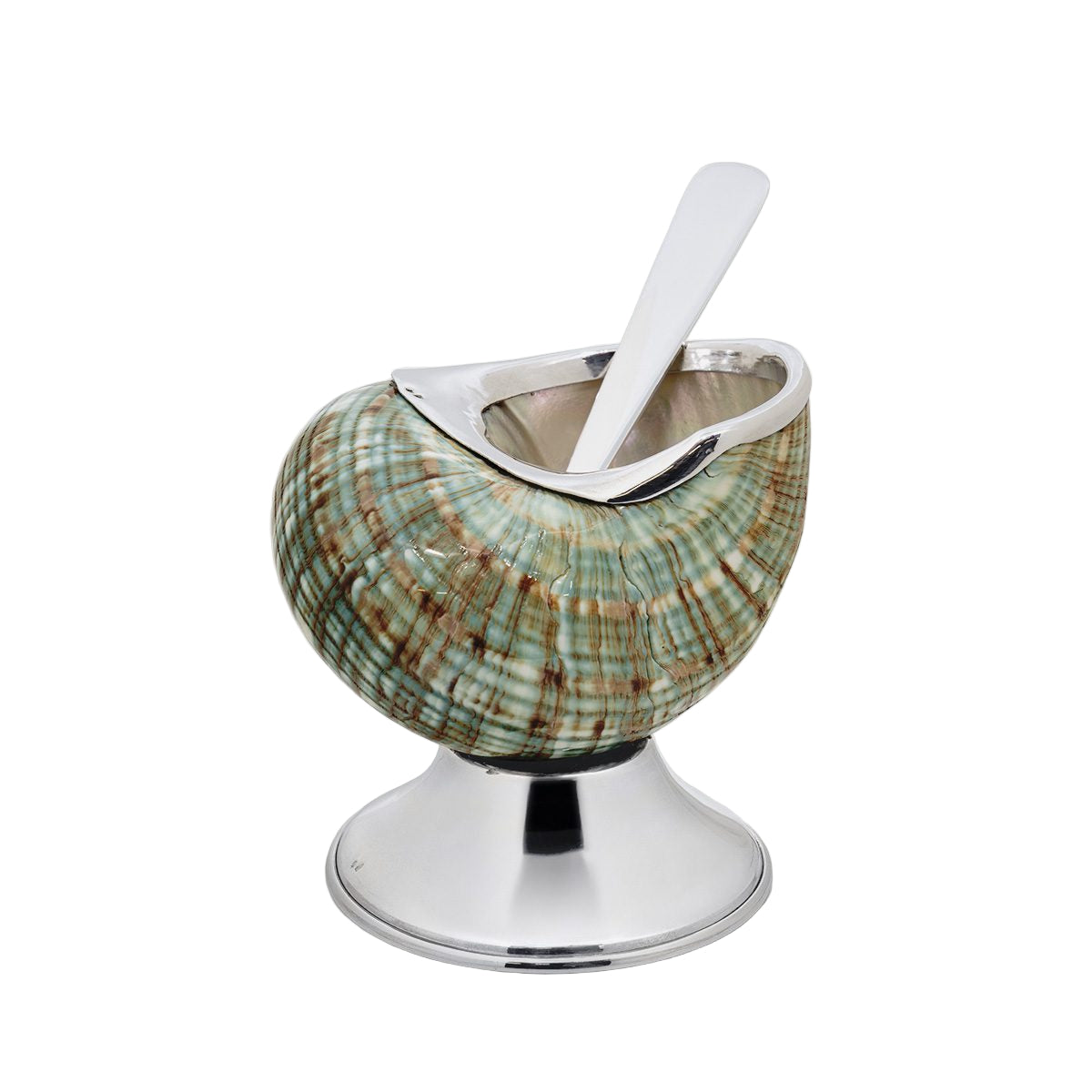 Turbo Shell Jade Sugar Bowl