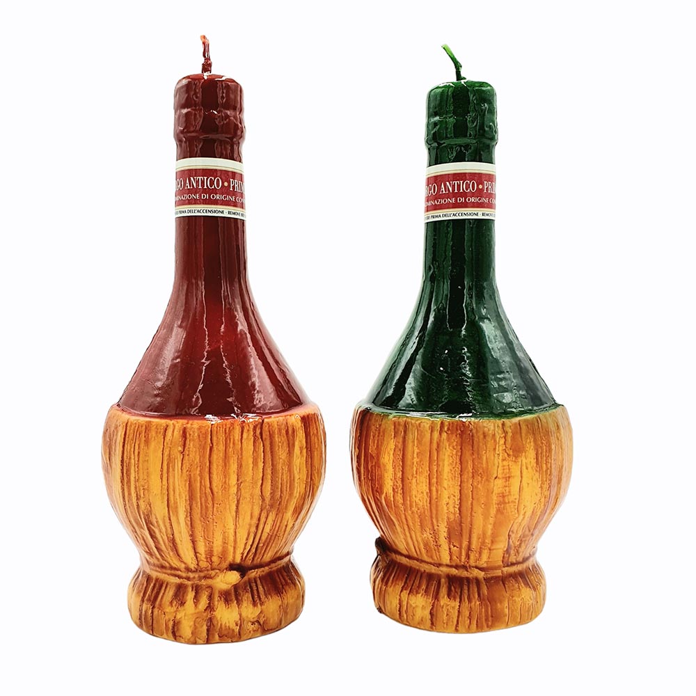 Wine Bottle Wax Candles