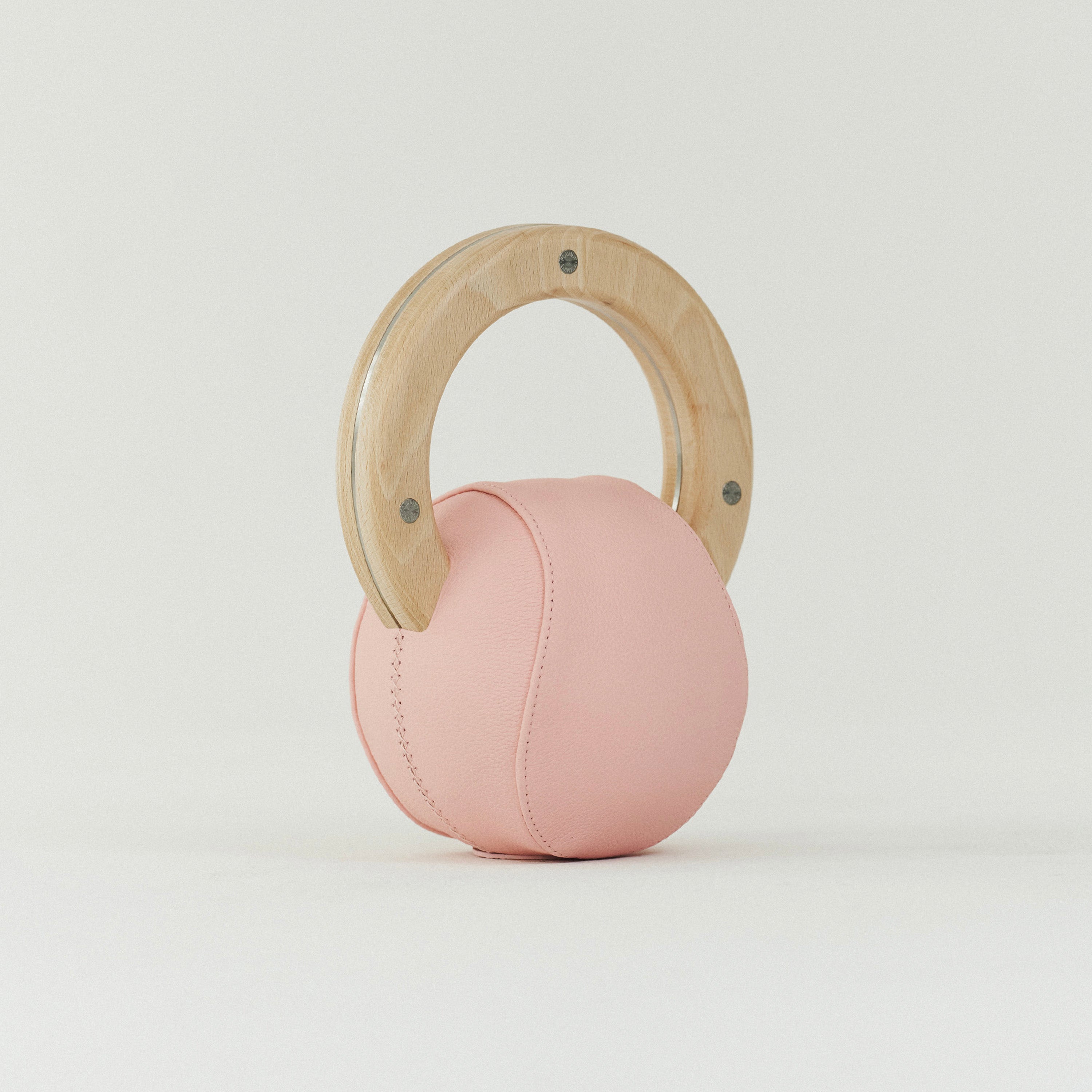 Wooden & Leather Kettlebell (6 kg)