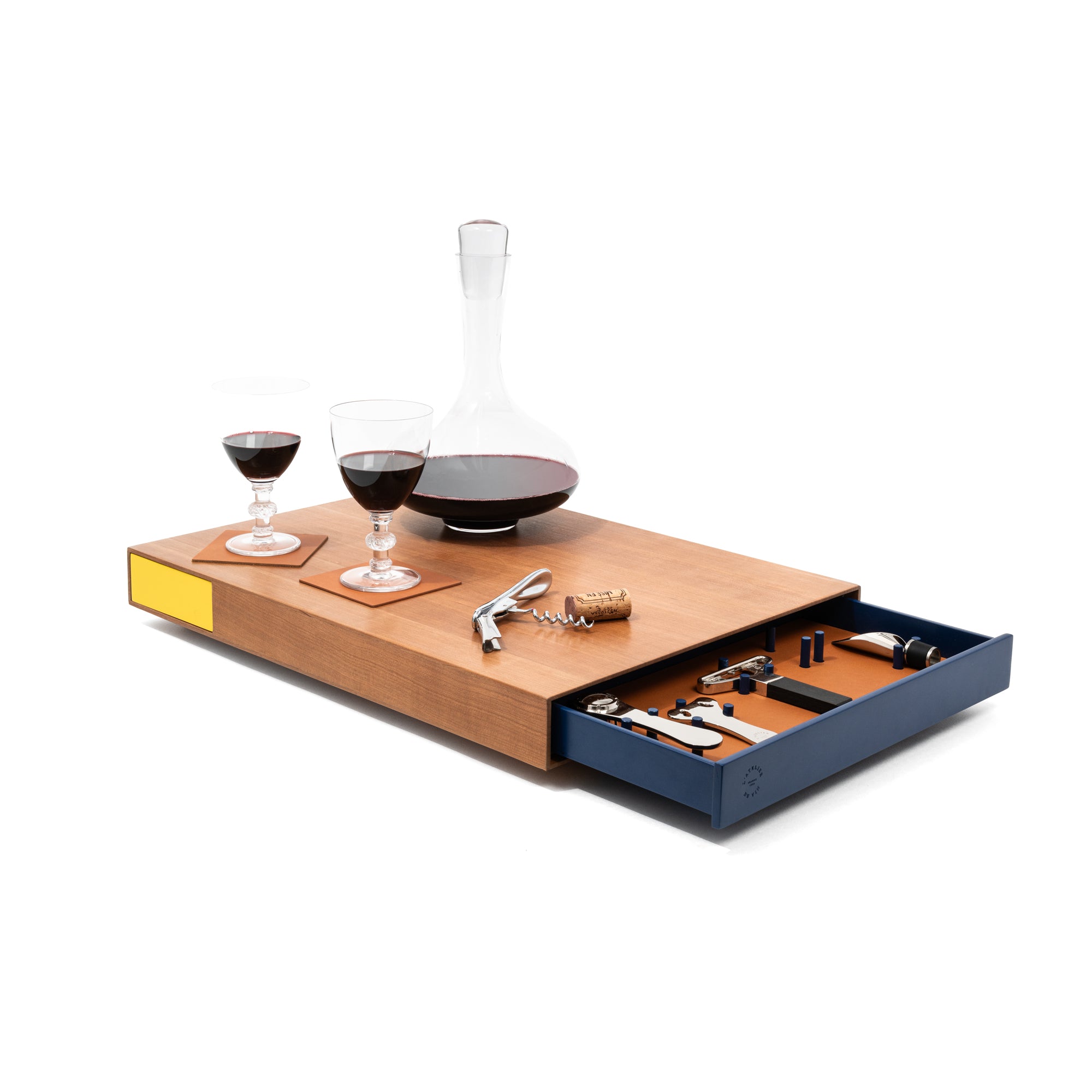Le Plateau Wine Tools & Coaster Set