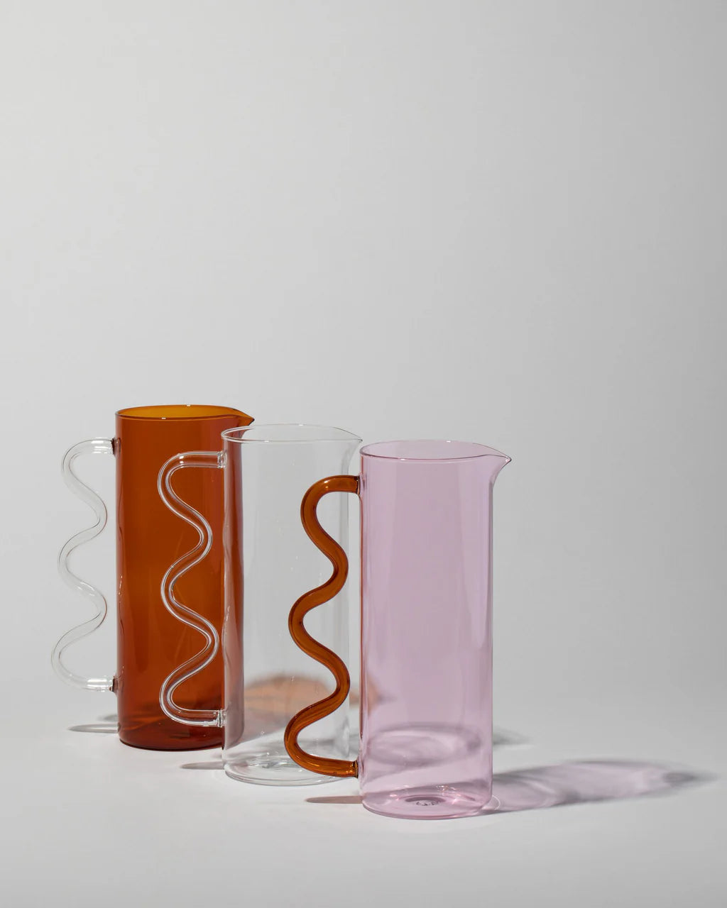 Borosilicate Glass Wave Pitcher