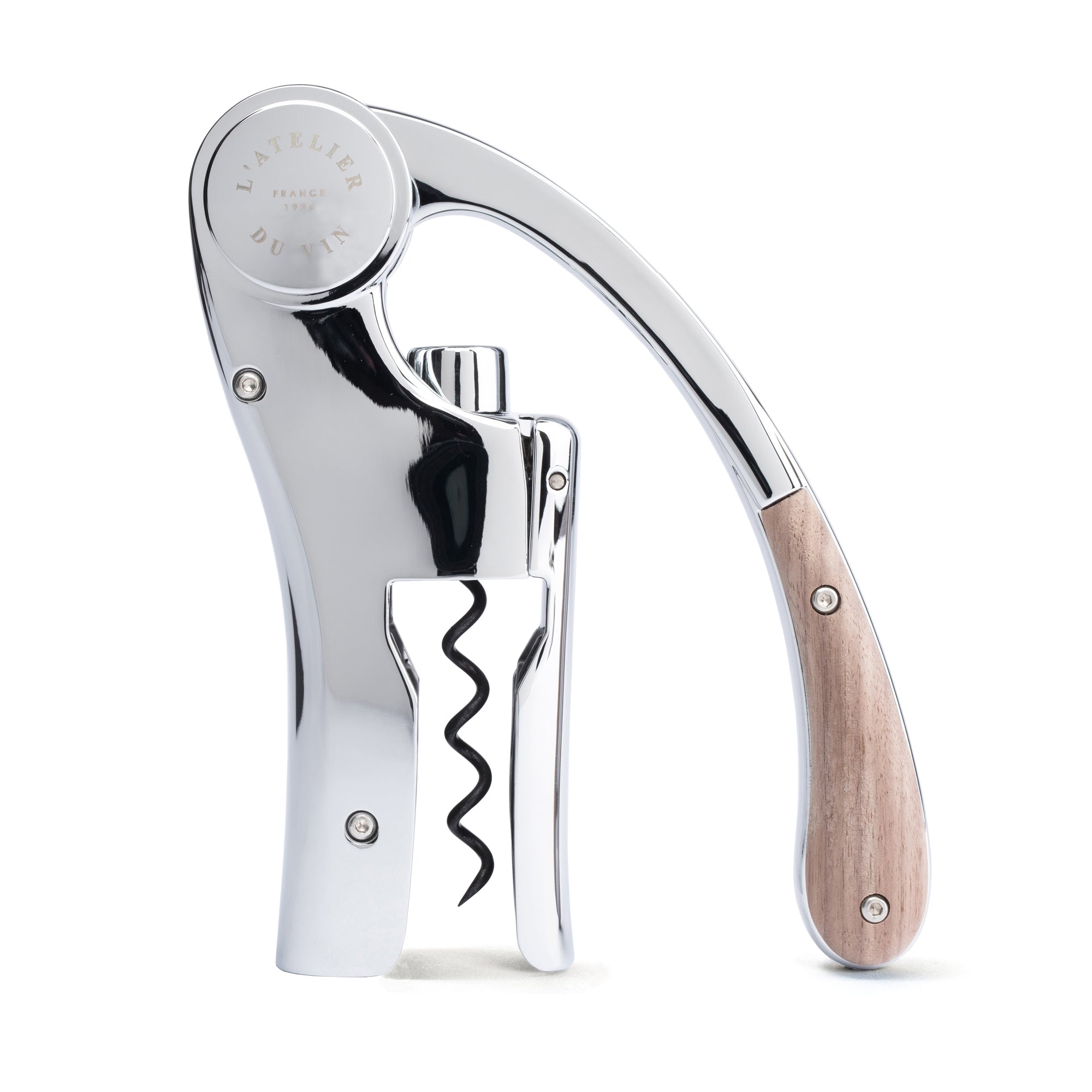 Oeno Motion Wood & Chrome Wine Opener