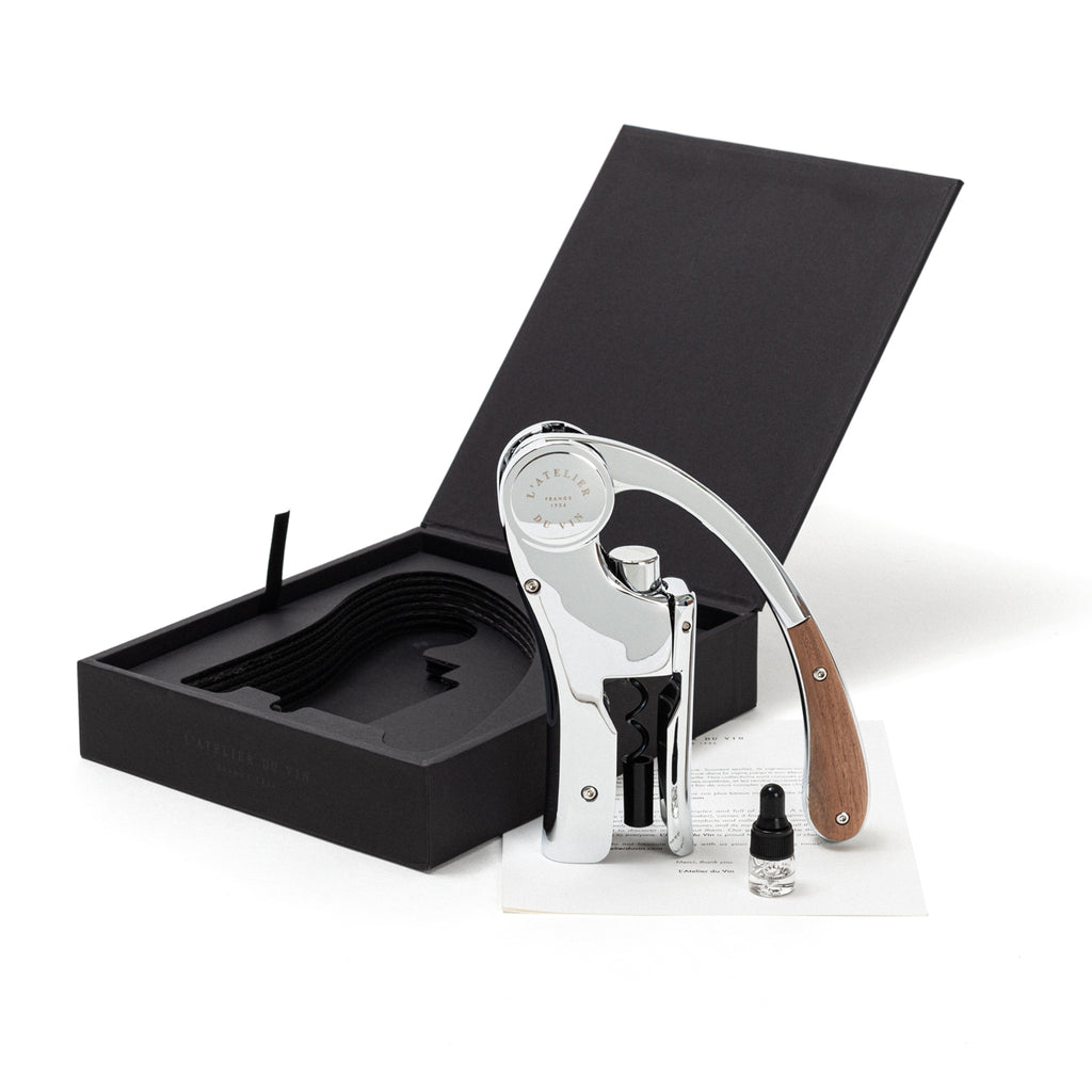 Oeno Motion Wood & Chrome Wine Opener