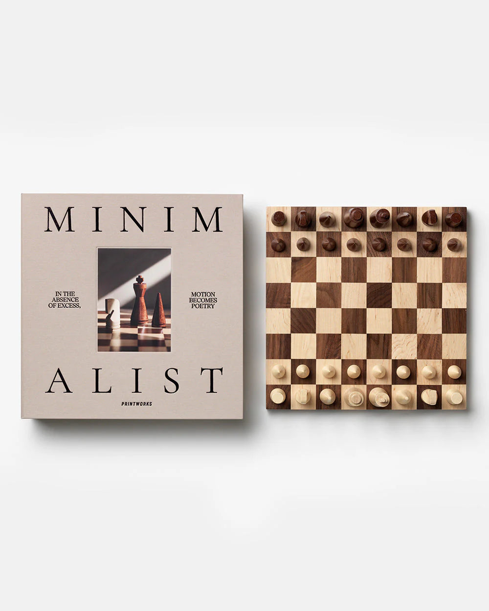 Minimalist Wood Chess Set