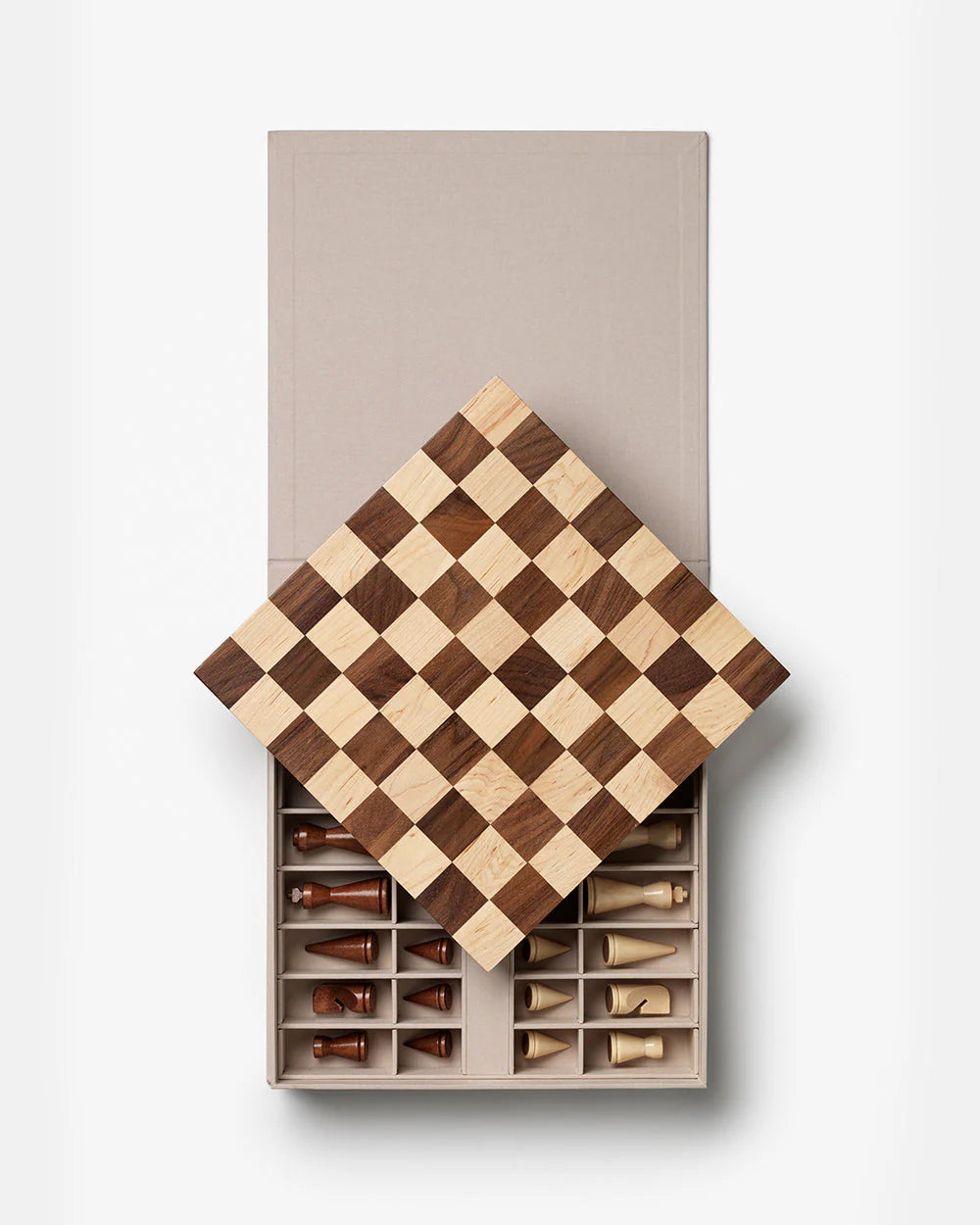 Minimalist Wood Chess Set