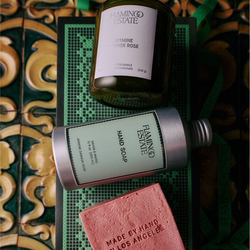 Jasmine Damask Rose Bath Set