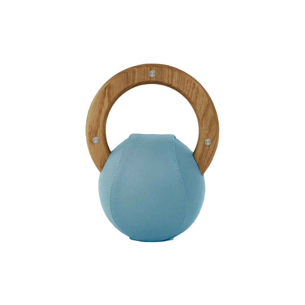 Wooden & Leather Kettlebell (4 kg)