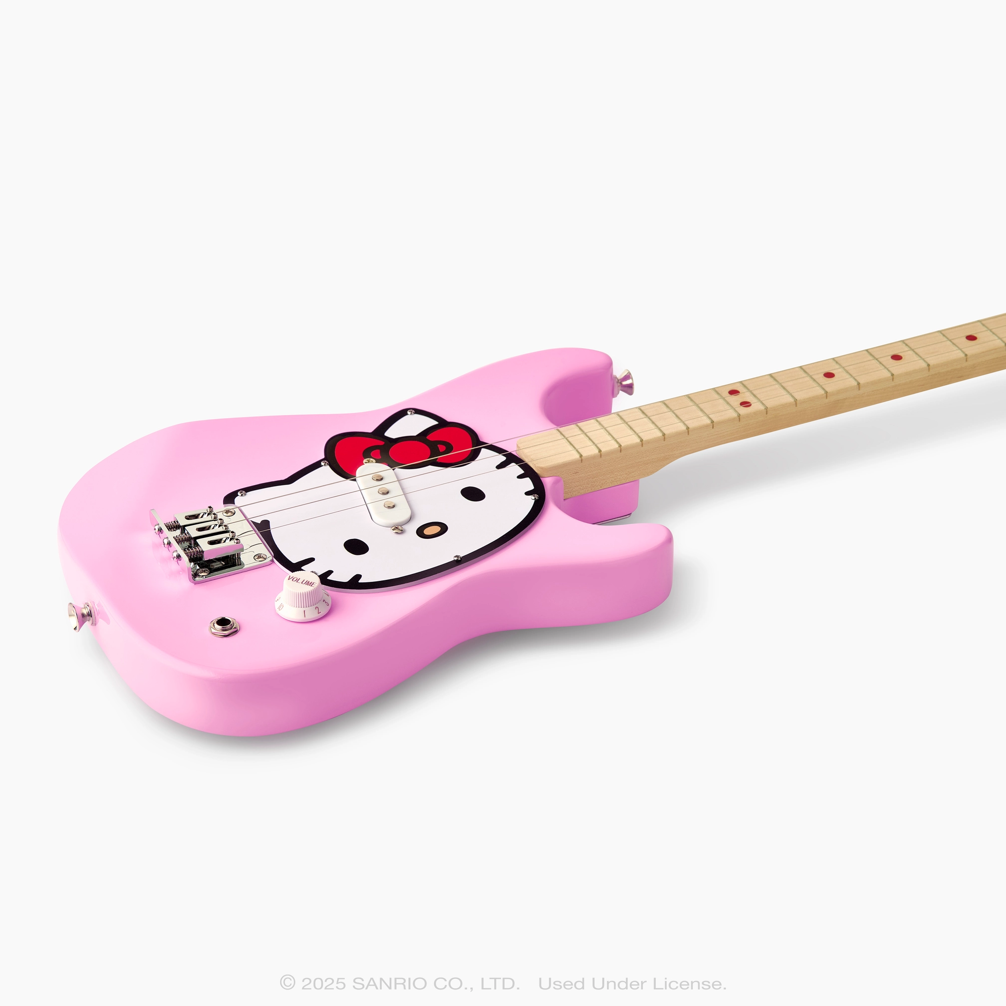 Fender x Loog Hello Kitty Stratocaster Guitar