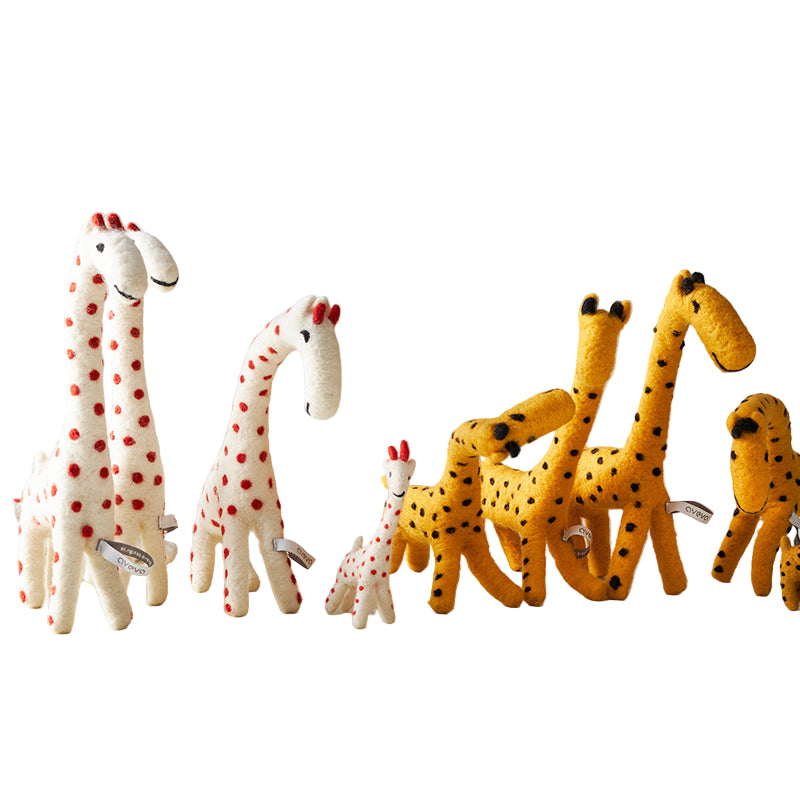 Gigi the Raffe Wool Stuffed Toy