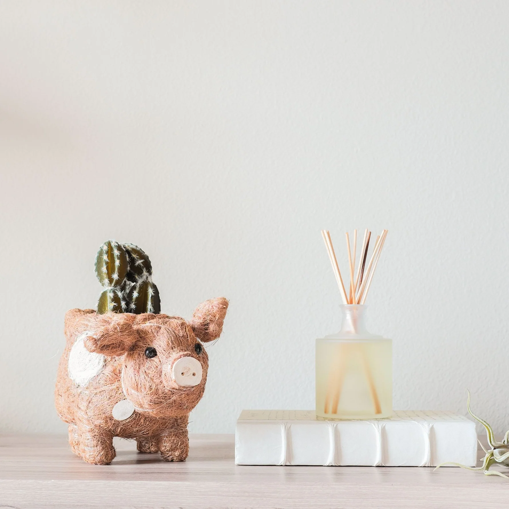 Handcrafted Country Pig Animal Planter