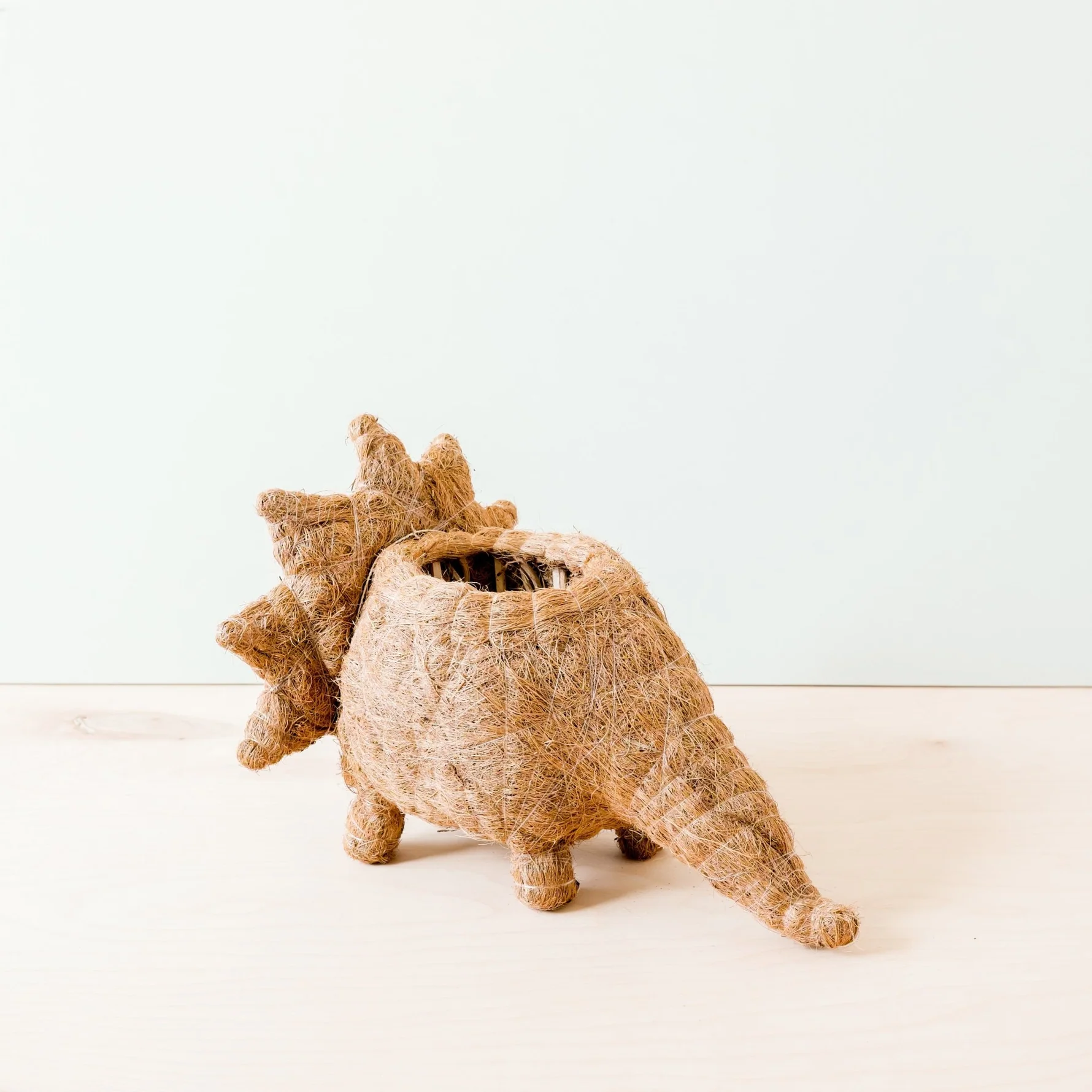 Handcrafted Triceratops Animal Planter