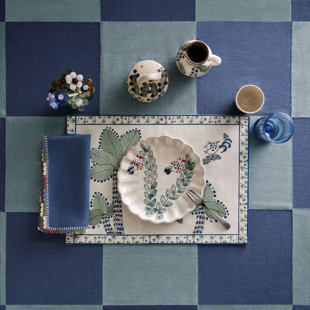 Ceramic Chirpy Dessert Plates Set