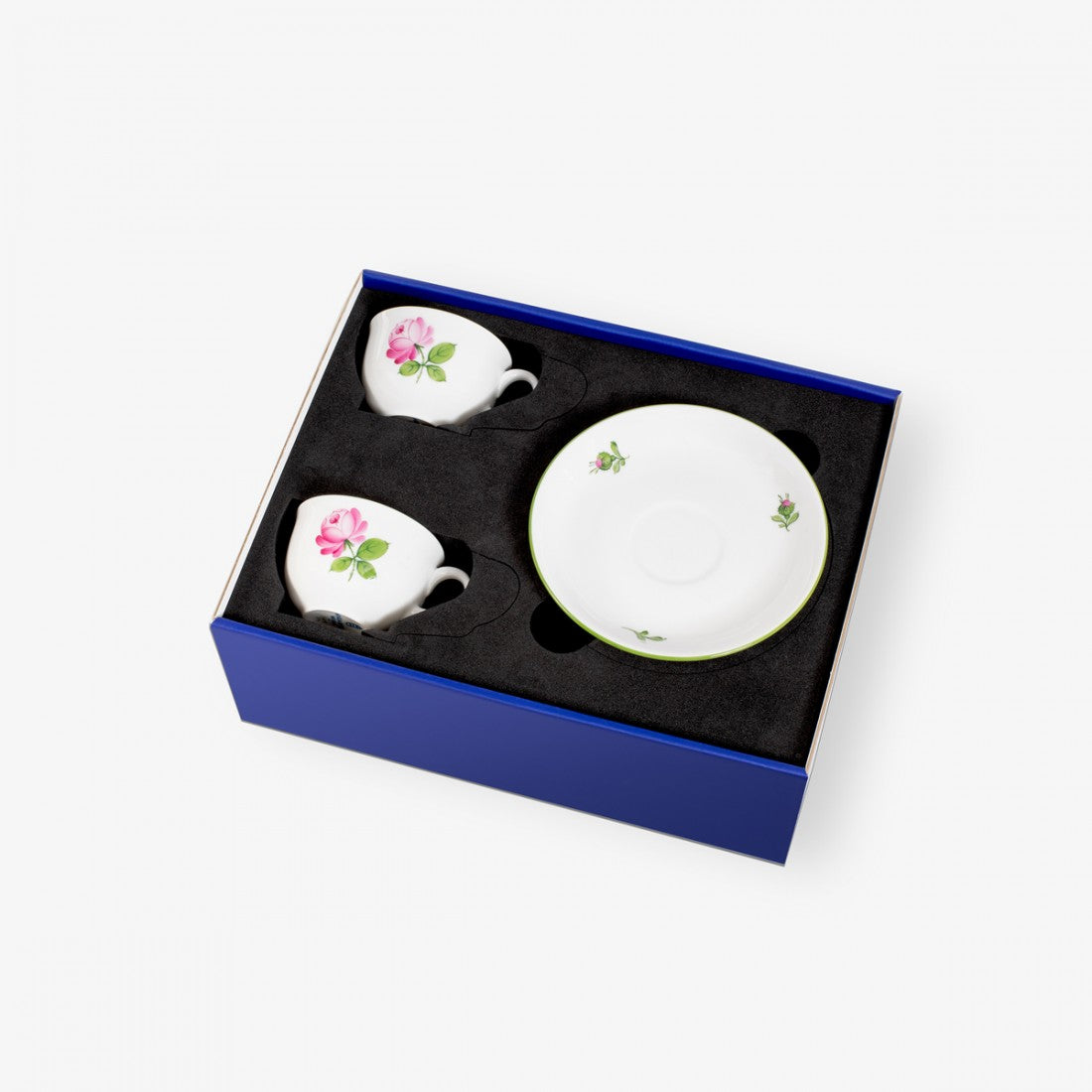 Porcelain Espresso Wiener Rose Tea Set