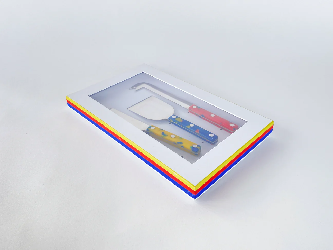 Speckled Cheese Knives Set