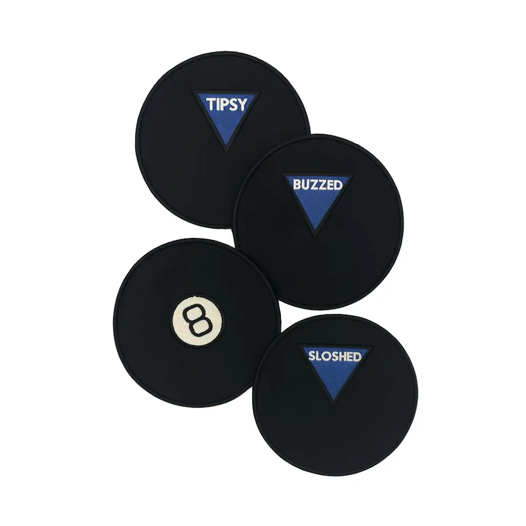 Magic 8 Ball Cloth Cocktail Napkins Set