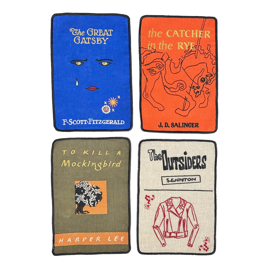 Great Books Cloth Cocktail Napkins Set