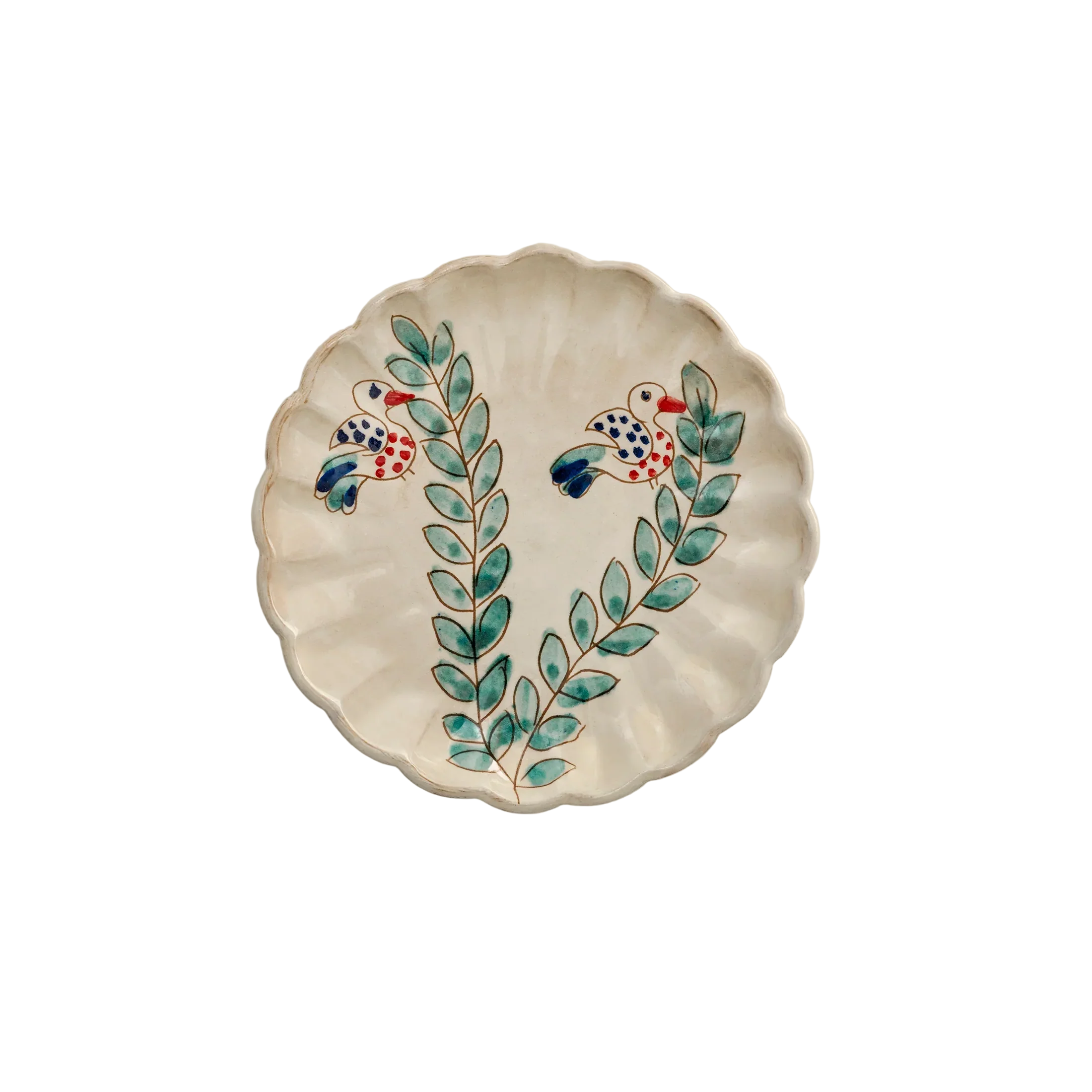 Ceramic Chirpy Dessert Plates Set