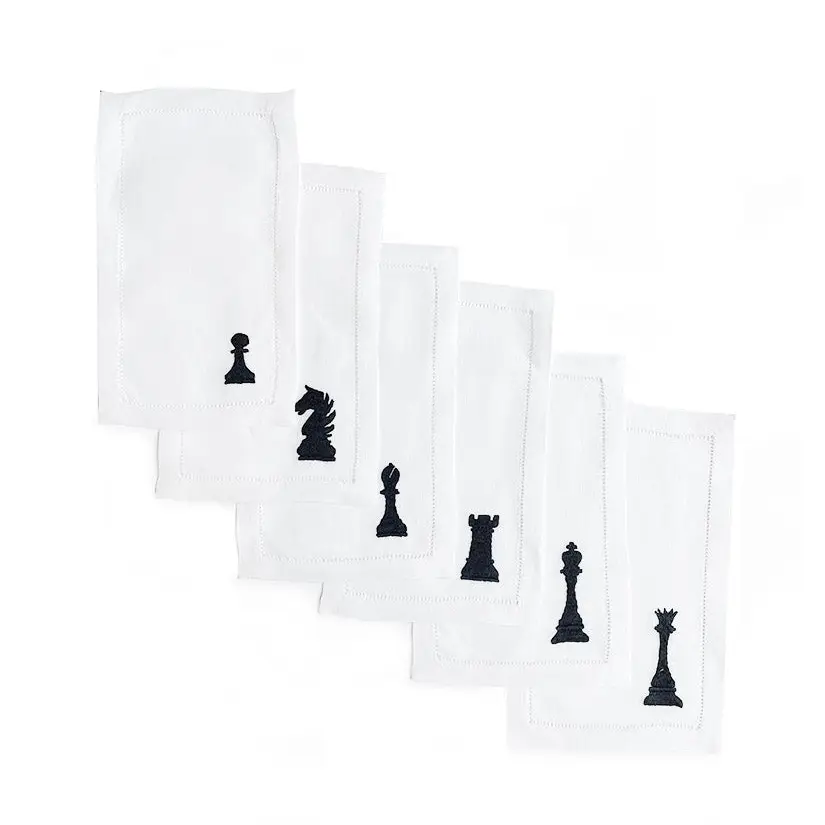 Chess Cloth Cocktail Napkins