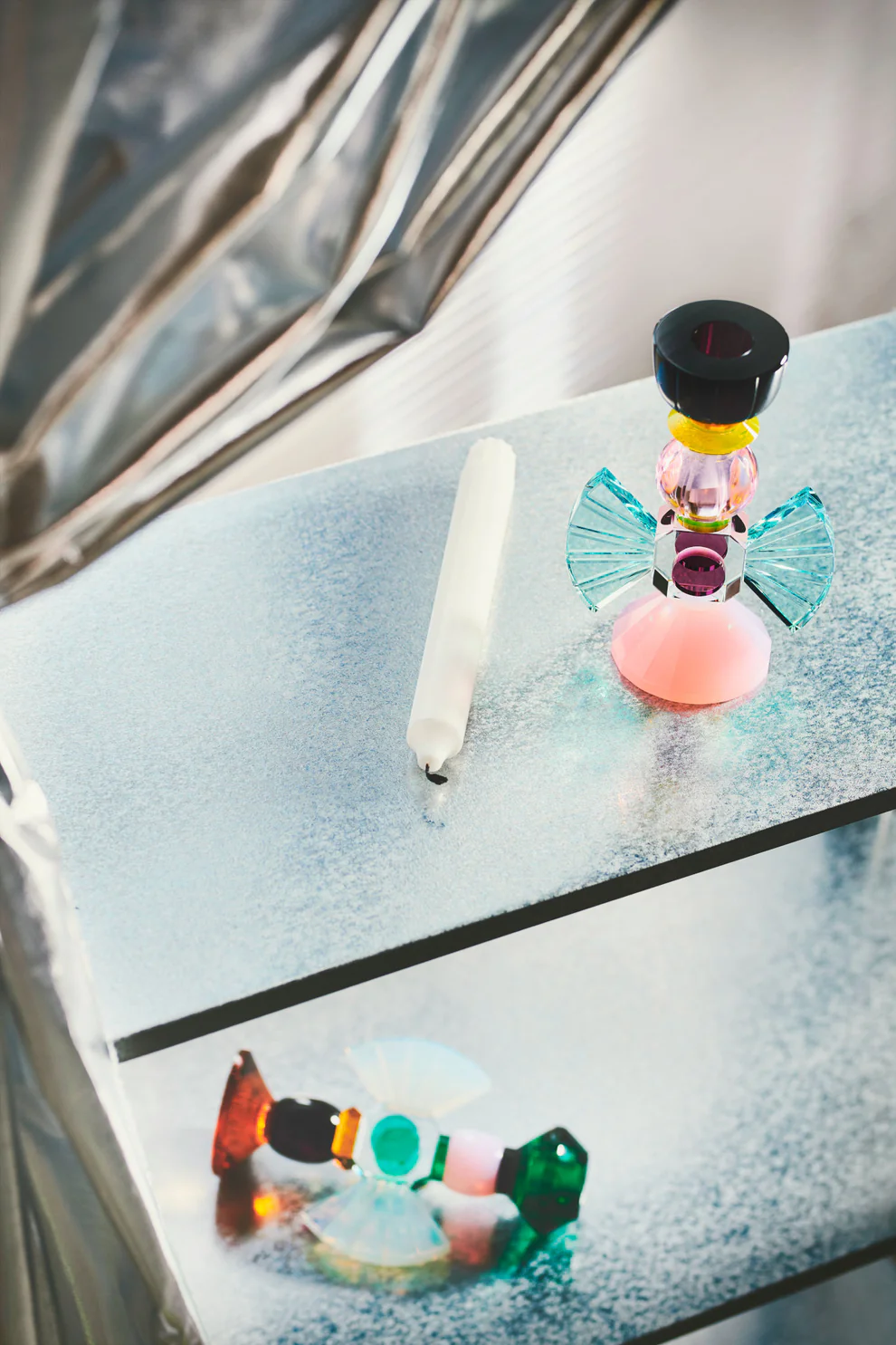 Crystal Laguna Candle Holder