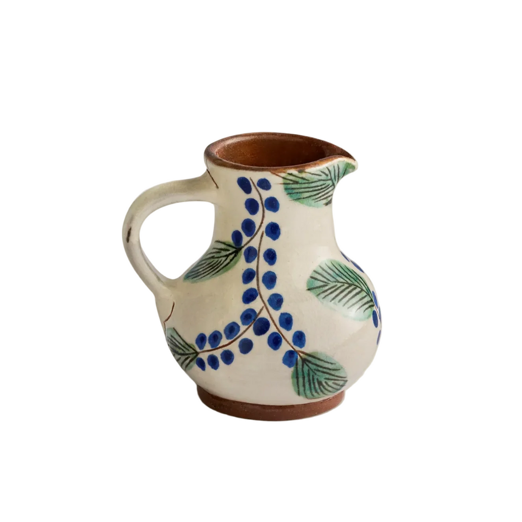 Ceramic Dotty Vine Cream Jug