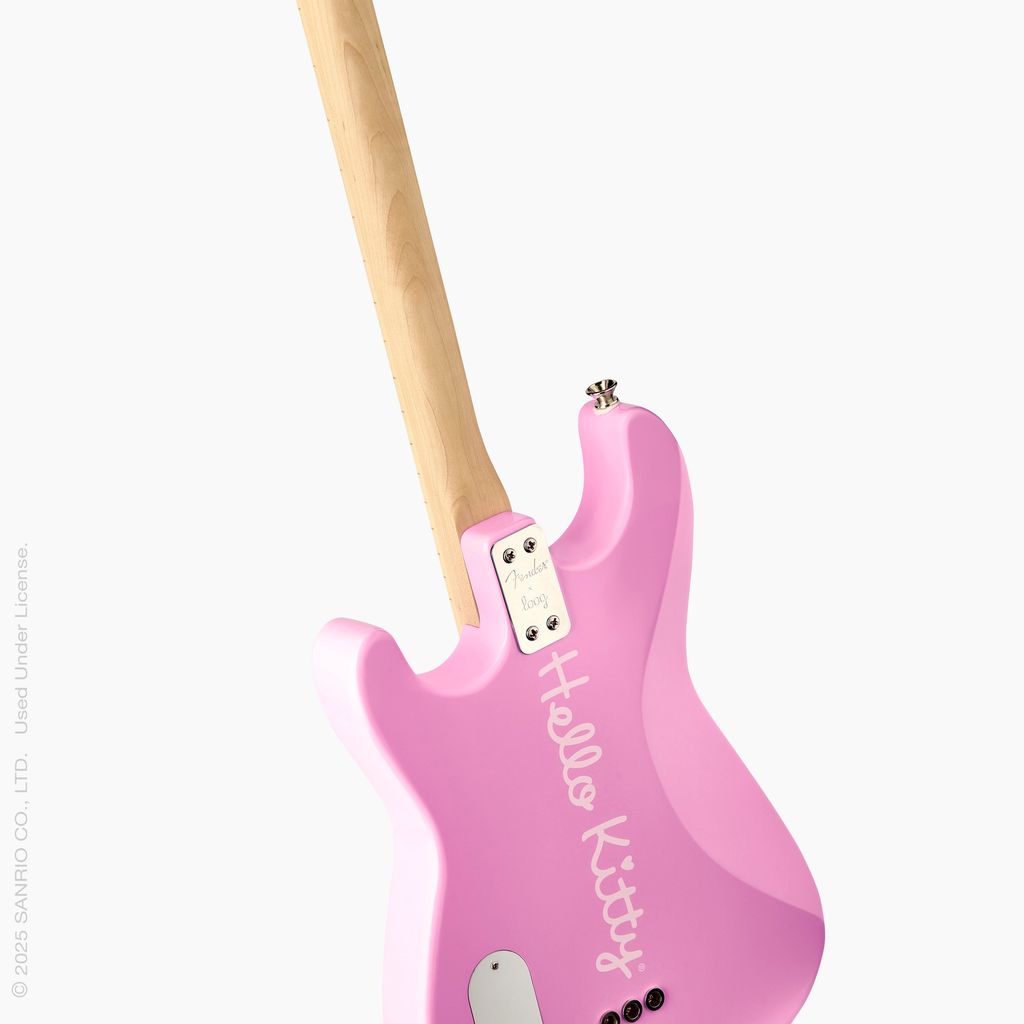Fender x Loog Hello Kitty Stratocaster Guitar