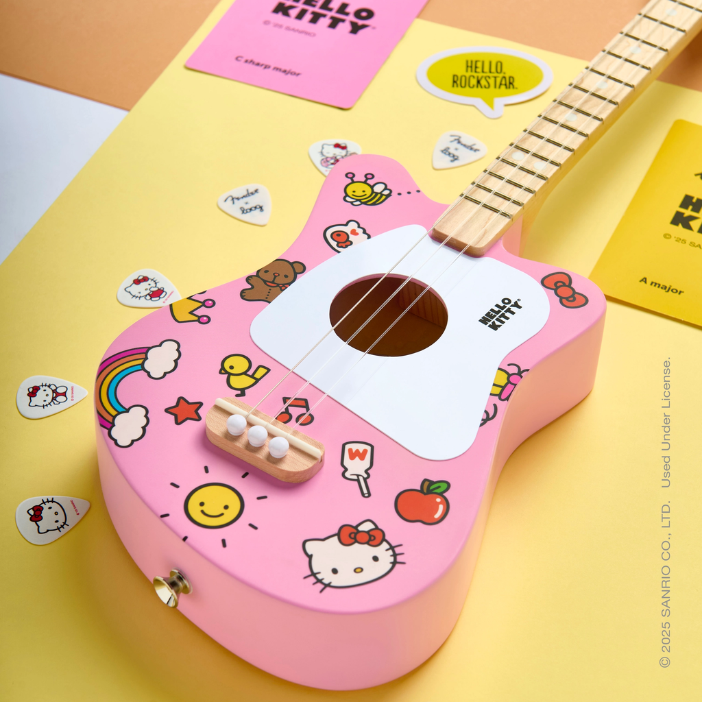 Loog x Hello Kitty Mini Guitar