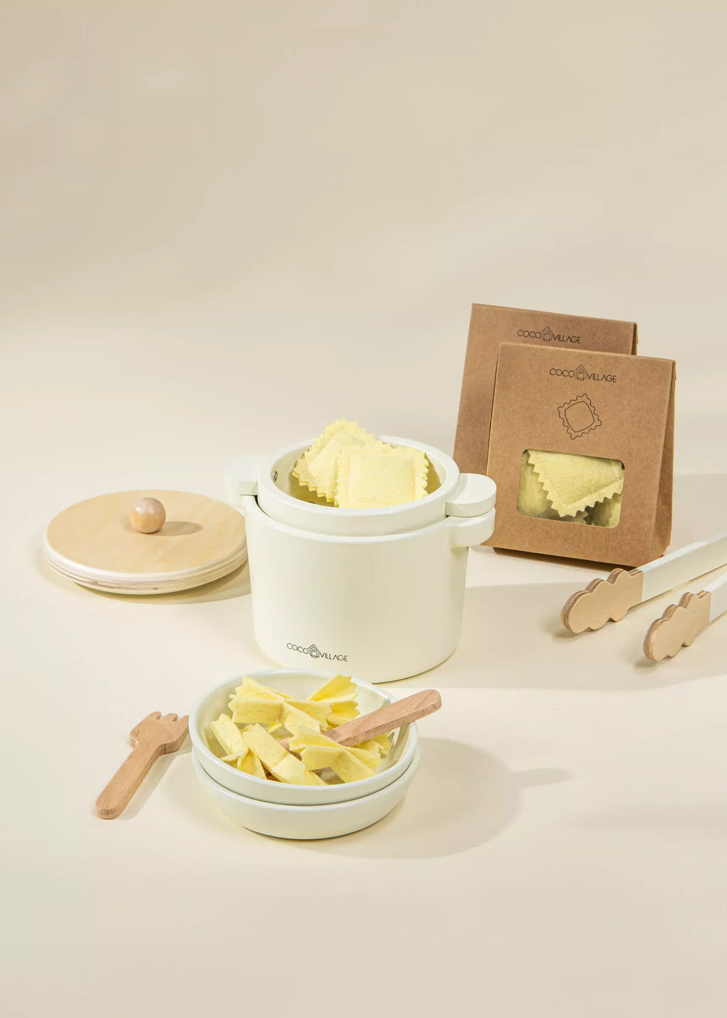 Wooden Pasta Play Set
