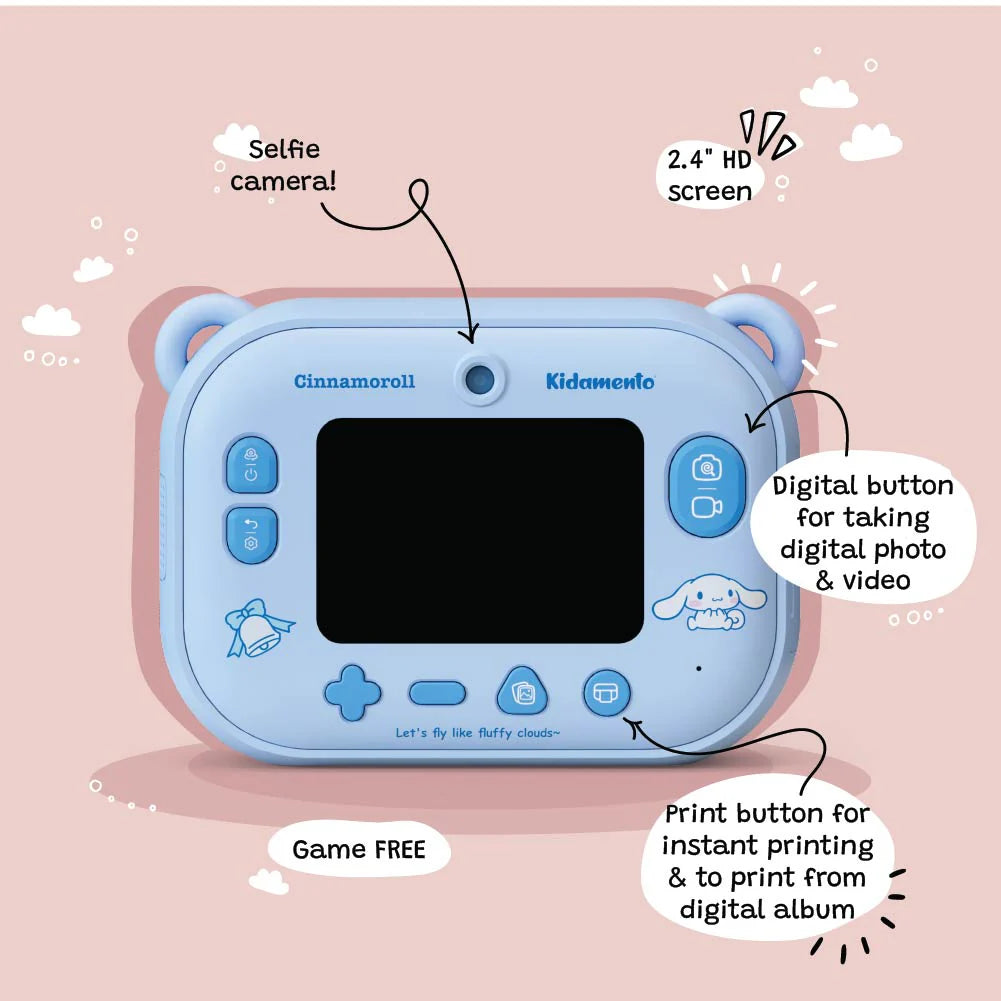 Cinnamoroll Instant Print Digital Camera