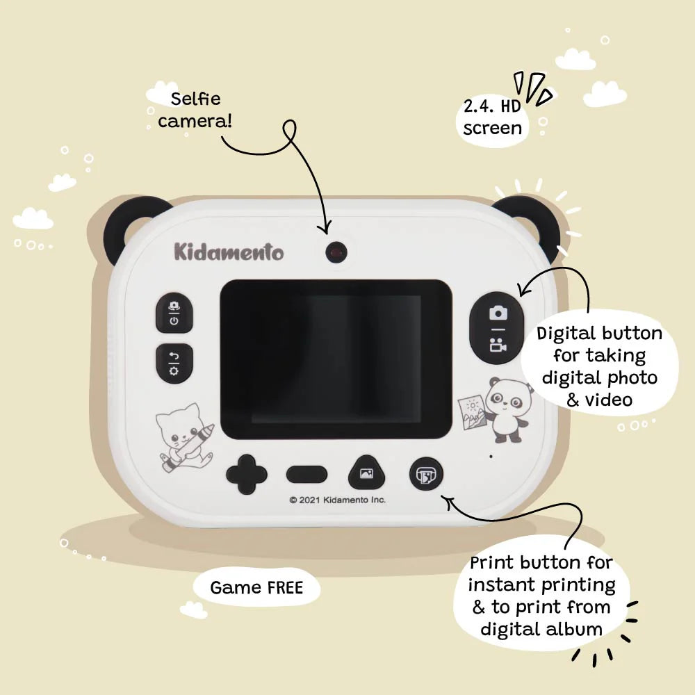 Panda Instant Print Digital Camera